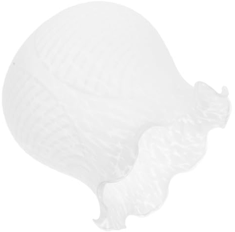 MAGICLULU Glass Shade Chandelier Replacement Flower Shape Lampshade Vintage Light Fixture Parts Ceiling Fan Light Covers