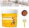 Snrtevu Waterproof Water-Based Epoxy Floor Paint, New Quick-Dry Anti-Slip Water-Based Floor Paint, Anti-Slip Concrete Floor Paint, Water Based Epoxy Floor Paint For Interior & Exterior (Coffee,300g)