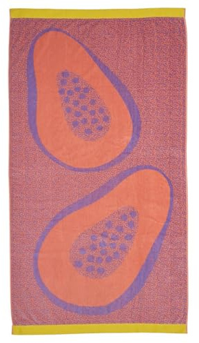 KAAT Amsterdam Papaya Strandtuch - 100x180 cm - - Multi