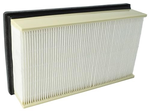 vhbw Filtro plisado plano compatible con Kärcher NT 45/1 Tact Te M, NT50 aspiradora, aspiradora seco y húmedo - Elemento filtrante