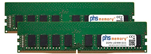 PHS-memory 64Go (2x32GB) Kit RAM mémoire Compatible avec QNAP TVS-682 DDR4 UDIMM ECC 2400MHz PC4-19200E