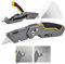 HAMOCOD Taglierino Professionale, Cutter Professionale con 2+10 Lame SK5, Cacciavite a Croce e Piatto, Ideale per Tagliare Moquette, Tessuti, Pelle, PVC, Cartone, Carta