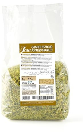 SOSA Fruto secos cortados - Formato 1kg - Uso alimentario professional (Pequeño, Granillo de pistacho)