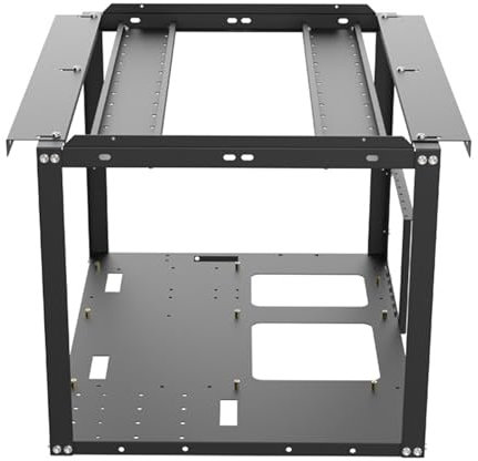 PC-Mining-Rahmen – Computer-Rack, Open-Air-Ständer | Aluminium-Halterung, stabiles Rahmendesign mit einfacher Montage für GPU-Installation mit Integration von Krypto-Mining-Zubehör