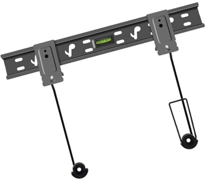 Pjeghbvop Alimentazione Televisore Montaggio A Parete Per Schermo Piatto E Curvo TV 26 A 55/60 Pollice Easy Setup muro a secco