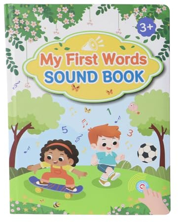 Erstes englisches Wörterbuch mit Geräuschen - Sprechendes Wörterbuch für Kinder | Lernbuch | Lernbuch für Kinder im Vorschulalter (Mädchen, Jungen) zur Erweiterung des Wortschatzes