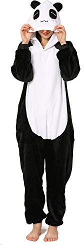 Yimidear® Unisexe Hot Adulte Pyjamas Cosplay Costume d'animal Onesie de nuit de nuit - M - Giant Panda,M,Blanc-Giant Panda