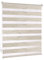 Victoria M. Doppelrollo Klemmfix ohne Bohren, 115 x 150cm (BxH) Leinen, Rollo Fensterrollo lichtdurchlässig & verdunkelnd，Duo-Rollo Klemmmontage Zebrarollo für Fenster & Türen