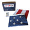 Annin Flagmakers Modell 2300 Amerikanische Flagge Allwetter Nylon SolarGuard Nyl-Glo, 6 x 3 m