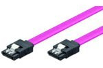 MicroConnect SATA Cable 0,3m with Clip 7-Pole to 7-Pole SATA plugs, SA