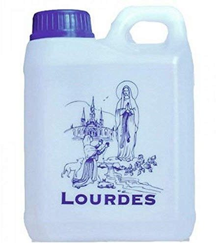 Glorious Bernadette BIDON d'eau DE Lourdes - 1L - Eau provenant de la Grotte de Lourdes