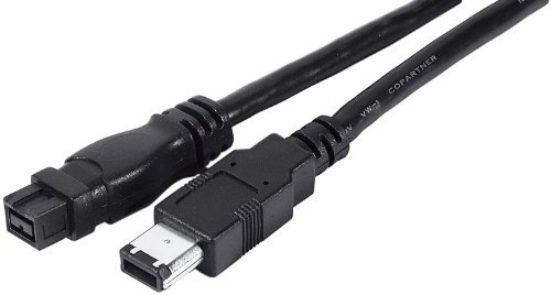 CONECTICPLUS Câble FireWire 800 400 9/6 5m Noir