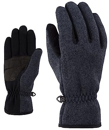 Ziener Erwachsene IMAGIO glove multisport Freizeit- / Funktions- / Outdoor-Handschuhe | atmungsaktiv, gestrickt, schwarz (black melange), 6