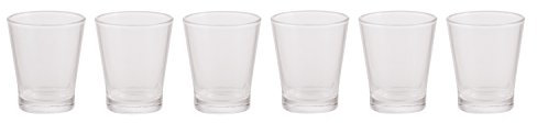 Galileo Casa 2409079 - Lot de 6 Verres à café, en Verre Transparent