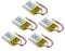 YUNIQUE GREEN-CLEAN-POWER - Set mit 5 wiederaufladbaren Lipo-Batterien 150mAh 3.7V | Kompatibel mit RC-Hubschraubern Syma S107 S107G | Verlängerte Flugzeit, 25 x 16.50 x 7.50mm - 5 gr, Gelb