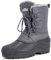Polar Uomo Letame Allacciare Short Nylon Inverno La Neve Pioggia Allacciare Impermeabile Anatra Stivali - Grigio - UK11/EU45 - YC0338