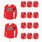 AK Giftshop Football Birthday Cupcakes Cake Food Decorations Picks Toppers - (pack of 14) (Liverpool Colours)
