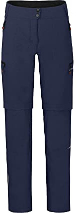 Bergson Vina Zipp-Off | Damen 2in1 Radhose (mit gepolsterter Innenhose) - Funktionelle Damen 2in1 Radhose mit Zipp-Off-Funktion, Normal-/Kurz-/Langgrößen, Supra Stretch 4-Wege-Stretch, inklusive gepo