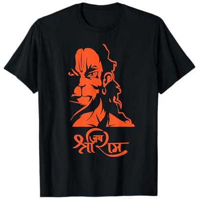 Hanuman Hindu-Gott Jai Shri Ram T-Shirt