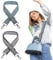 2 Stück Boho Verstellbar Schulterriemen für Taschen Taschengurt 80-140cm mit Karabiner Breit Schultergurt Taschenhenkel Schultergurt für Taschen mit Strickmuster, Umhängegurt für Taschen Handtaschen