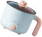 Wakects Electric Cooking Pot, Anti Dry Burning Compact Electric Noodle Cooker Fast Heating Portable Automatic Power Failure For Household (Non Stick (with Stainless Steel