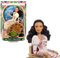 Mattel Wicked Nessarose-Modepuppe und Zubehör, einschließlich Rollstuhl, mit braunem, lockigem Haar, verschiedene Posen möglich und ausziehbarer Ballkleid-Look, HXY36