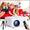 2024 Newest Projector with Wifi Bluetooth, 15000lux 800ANSI Native 1080P Bluetooth Mini Projector For Outdoor Home Movie 300, Compatible with Iphone Android / Ipad/ Laptop/ TV Stick