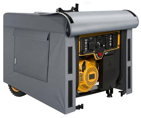 GasXpert Copertura per generatore portatile, resistente e impermeabile, 96 x 71 x 76 cm, a prova di neve/UV/vento, per generatori portatili da 5500-15000 Watt, adatta per la maggior parte dei