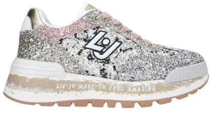 Liu Jo - Sneaker Nero/argento/rosa art.BF4047TX007 NERO/ARGENTO/ROSA 37