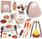 Camping & Forscherset Für Kinder,Camping Spielset Kinder,34PCS Outdoor Spielzeug mit Fernglas,Campinglampe,Kompass,Zelt,Lagerfeuer,Wasserkocher, Besteck für 3,4,5 Jahre alt Mädchen und Jungen