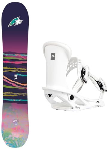 F2 Set Damen Snowboard Gipsy 143cm mit Bindung Pipe Girl M