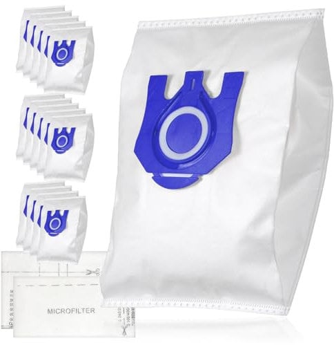 SPARES2GO 16 Bags for Miele GN 3D Microfibre Bag and Air Filters C2 C3 CX1 S2111 TT5000 S5210 S5211 S5261 S8320 Cat & Dog Vacuum Cleaners