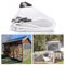 Strapazierfähige transparente PVC-Plane mit verstärkten Kanten und Ösen für den Außenbereich, Camping, Picknicks, Hühnerstall, Hundehäuschen, Pavillons, Gewächshäuser, Terrassen, 2 m x 1,5 m x 2 m