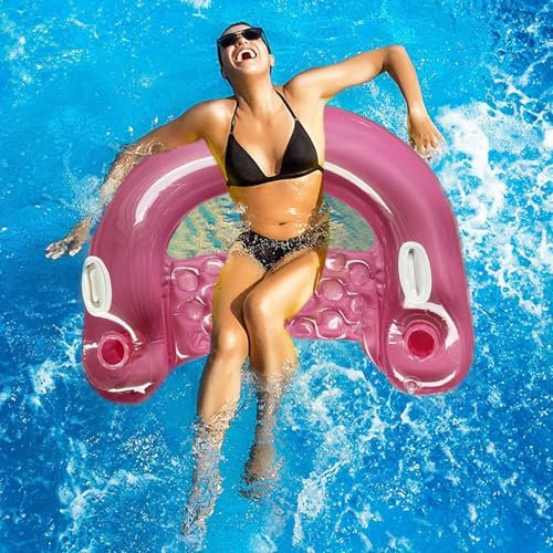 Materassino gonfiabile per piscina, per adulti, galleggiante, per piscina, gonfiabile, per adulti, sedia da nuoto per feste, estate, acqua