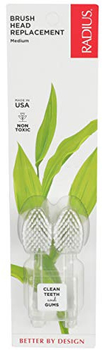 Radius, Intelligent Source Toothbrush, Medium, 2 Replacement Heads