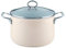 Riess, 0705-011, Fleischtopf mit Glasdeckel, NOUVELLE-AVORIO EXTRA STARK, Durchmessser 24 cm, Höhe 23.5 cm, Inhalt 6.5 Liter, Emaille, Induktion