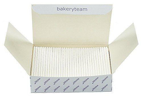 bakeryteam Cake Pop Sticks 350 Stück 10 cm lang weiß