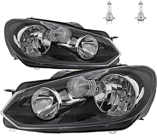 EISENFELS Bundle Set 69593738 Scheinwerfer rechts & links + OSRAM Leuchtmittel H7 Classic kompatibel mit Golf VI 5K1 typ Hella