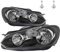 EISENFELS Bundle Set 69593738 Scheinwerfer rechts & links + OSRAM Leuchtmittel H7 Classic kompatibel mit Golf VI 5K1 typ Hella