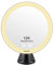 Auxmir Miroir Maquillage Grossissant 10x Lumineux, Rotation à 360 °, Ventouse Puissante, Miroir Grossissant Mural Couleur et Luminosité Réglables, Noir