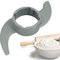 Lichtblau gancho de amasar gris para robot de cocina Bosch I Amasador de recambio para MCM3100W MCM3110W MCM3200 I Gancho de amasar plástico para procesador de comida I Repuesto robot de cocina Bosch