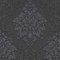 Barock Tapete mit Glitzer Effekt | Neobarock Vliestapete in Schwarz Anthrazit für Esszimmer und Schlafzimmer | Vlies Wandtapete mit Ornament Muster| Rolle (10,05 x 0,53 m) = 5,33 m²