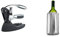 BarCraft Lever-Arm Corkscrew Gift Set, 1 Kit & Vacu Vin Rapid Ice Wine Cooler - Silver, 7 1/2h (in)