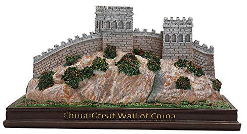 YGAKX Wohnkultur Wohnzimmer Statue Kreative Chinesische Heimtextilien Harz Handwerk China Chinesische Mauer Architekturmodell Dekoration