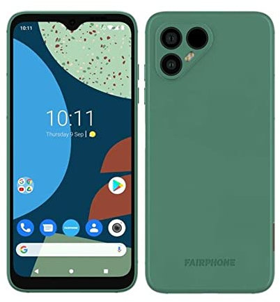 Fairphone 4 256GB grün V2 - DS ohne Simlock, ohne Branding