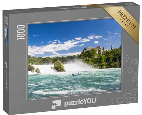 puzzleYOU: Puzzle 1000 Teile „Der Rheinfall in Schaffhausen, Schweiz“ – aus der Puzzle-Kollektion Rhein