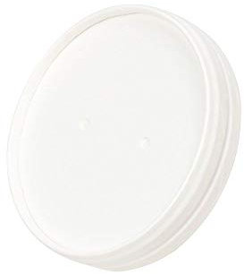 GREENBOX Karton-Membran-Deckel weiß 25 Stk. Ø 9,1 cm I Pappbecher to-go Deckel I PLA-beschichtet & dampfdurchlässig I Bio-Kunststoff Beschichtung I Mit Dampflöchern I Stabiler Doppelkarton