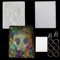 DIYBravo Epoxidharz Silikonform Schädel Notizbuch A5, Resin Form Halloween Buch Gießform Harz Formen für Notebook Cover Silikon Tagesbuch Deckel, Mit Buchringe