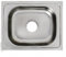 Design Edelstahl Einbauspüle 40x50 cm 1 Becken Waschbecken inklusive Siphon Set