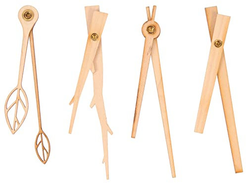 Gatuida Uhrzeiger 4 Stile Uhrzeiger Uhrzeiger- Kits aus Holz Ersatz für DIY- Reparaturteile für Die Reparatur von Uhren